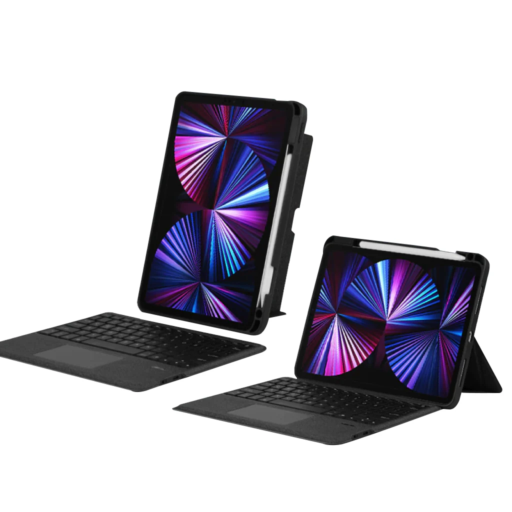TECPHILE - YJ129 Wireless Keyboard Case for iPad Pro 12.9 inch - Image 14