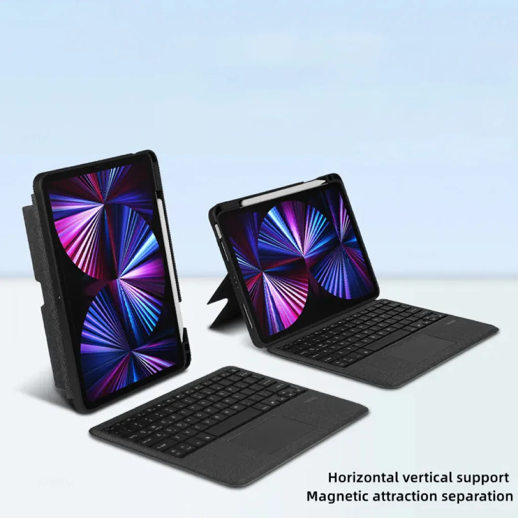 TECPHILE - YJ209 Wireless Keyboard Case for iPad - Image 11