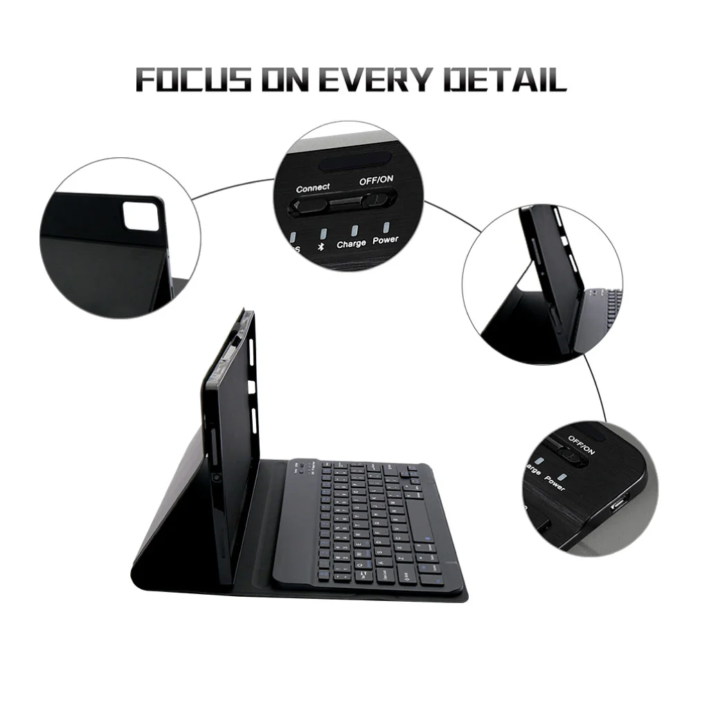 TECPHILE - ZW109 Keyboard Case for Realme Pad X - Image 6