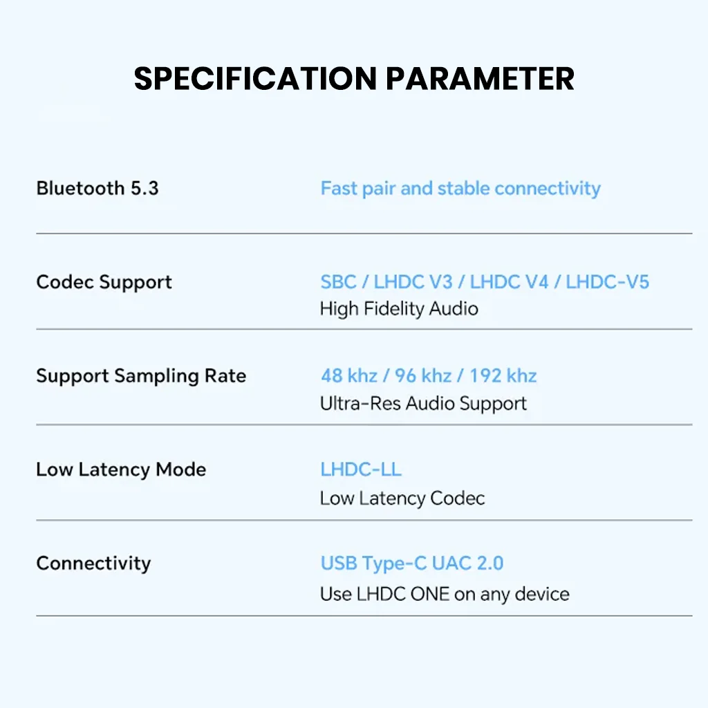 TempoTec  - LHDC ONE Wireless USB-C to Bluetooth Transmitter - Image 11