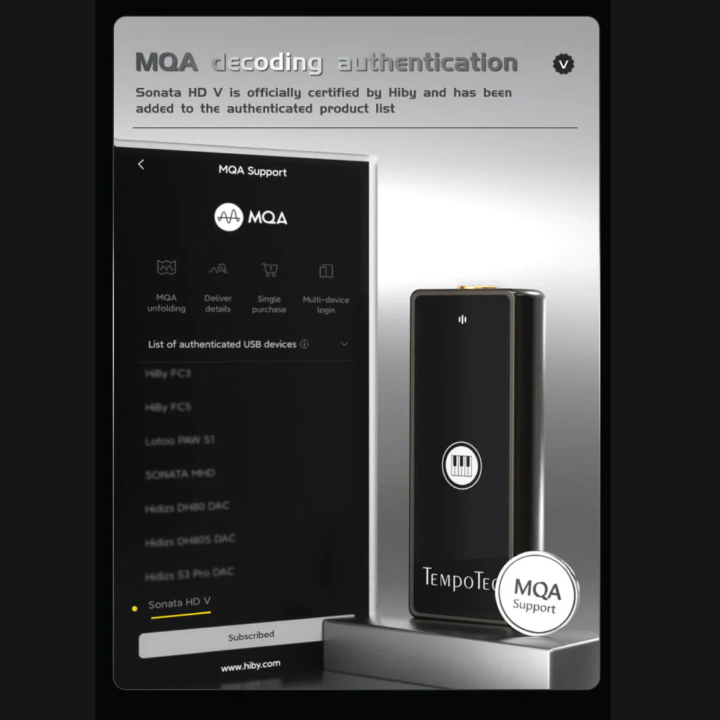 TempoTec - Sonata HD V Portable DAC & Amp - Image 22