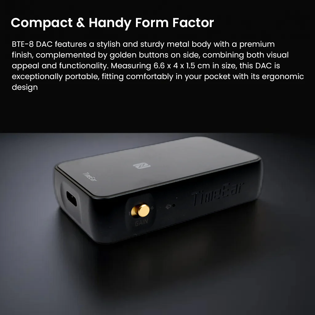 TimeEar BTE 8 Dual CS43131 Bluetooth DAC/Amp - Image 6