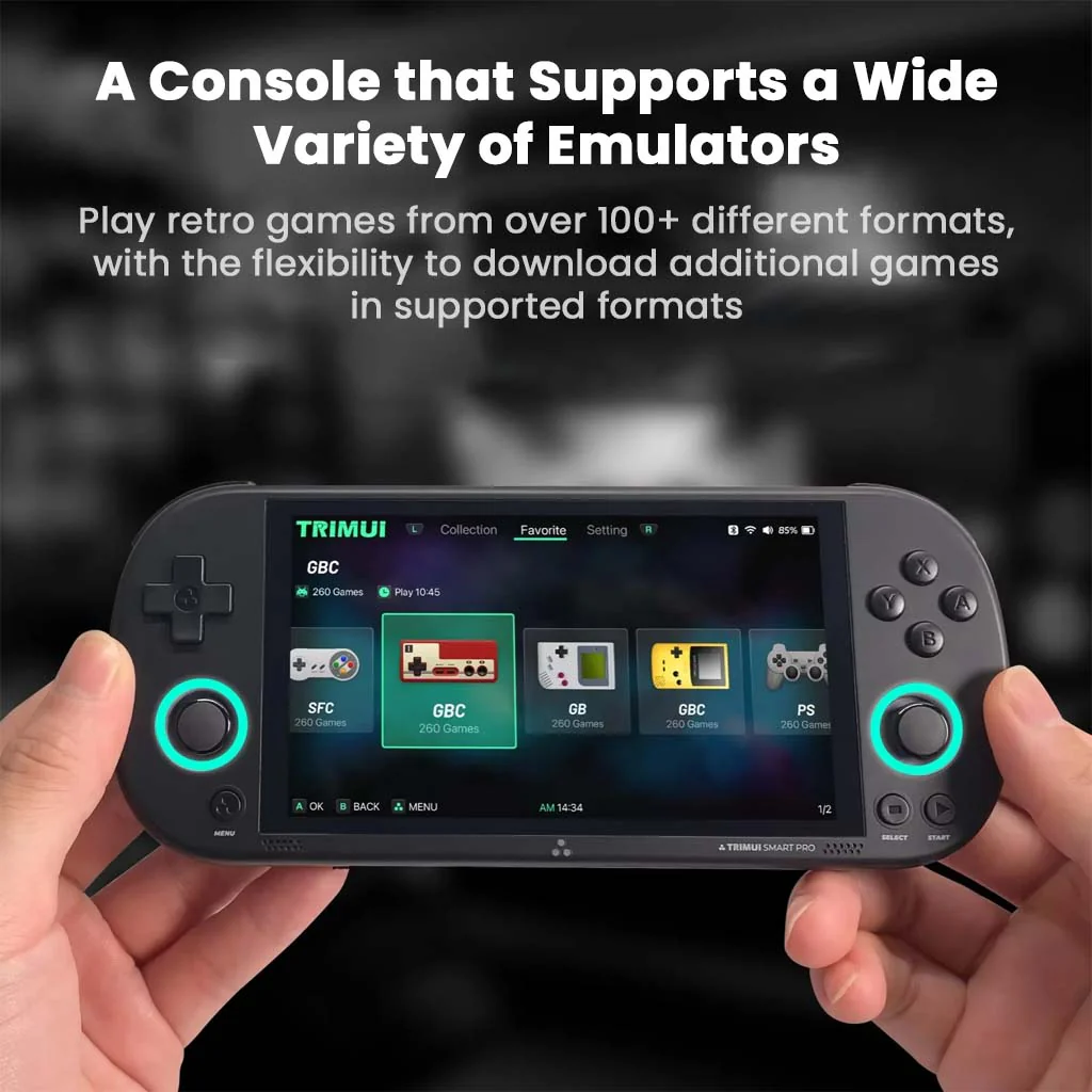TRIMUI Smart Pro 5 inch Handheld Game Console with Preinstalled Emulator - Image 7