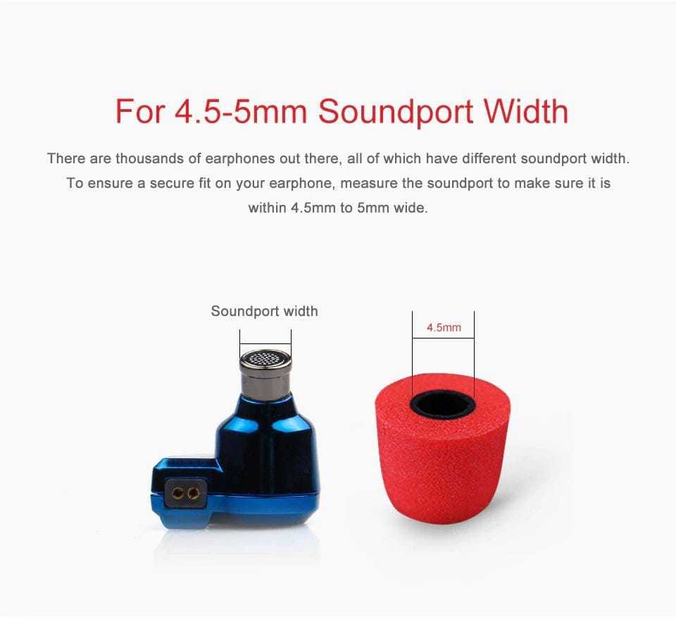 TRN - 3 Pair Memory Foam Eartips - Image 7