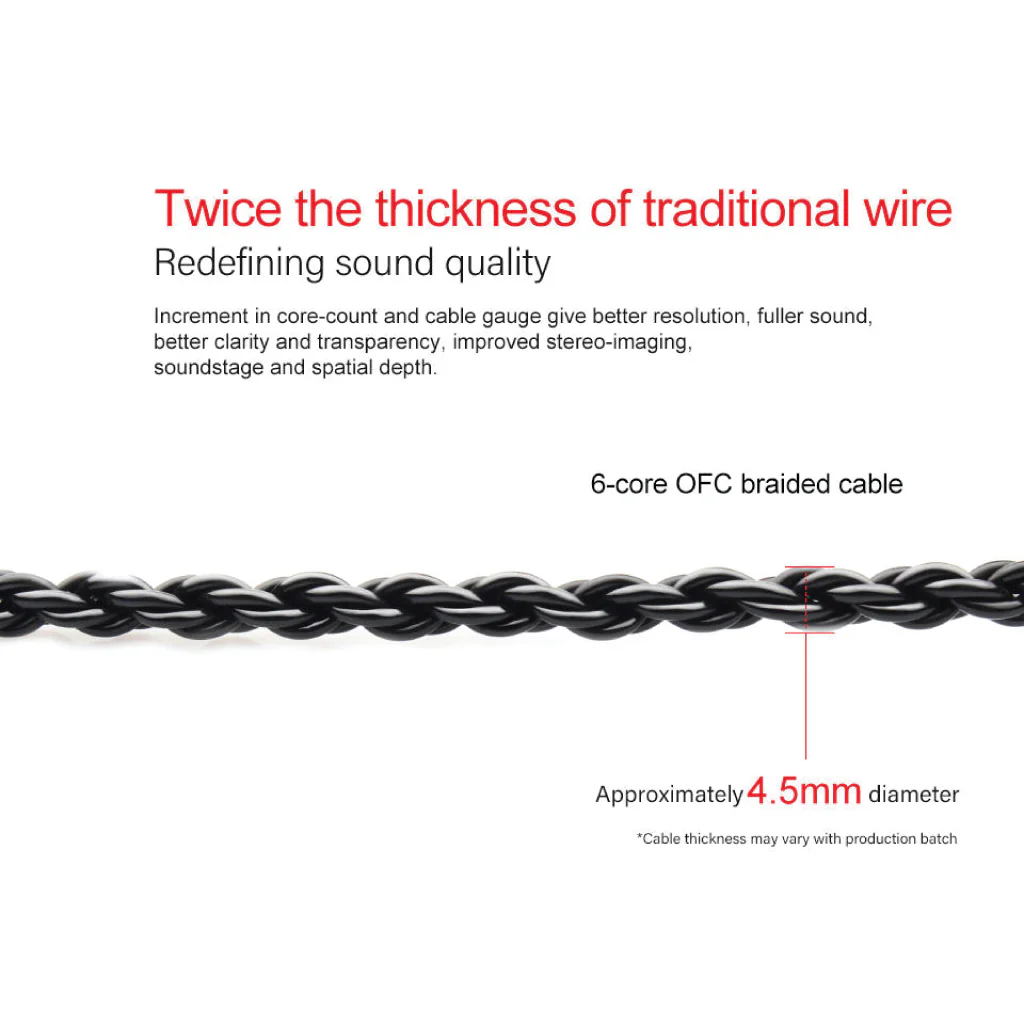 TRN - A3 Upgrade Cable for IEM with Mic - Image 4