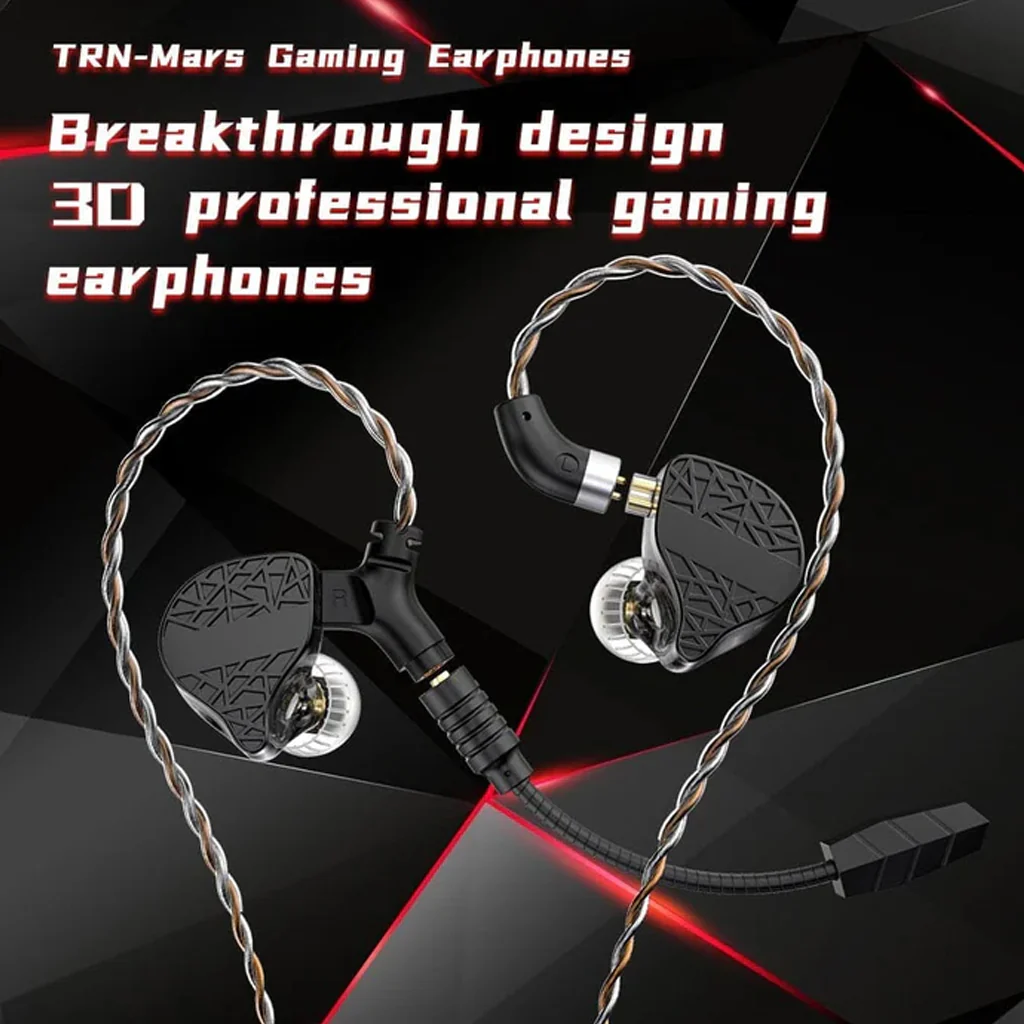 TRN - Mars Triple Driver Hybrid IEM For Gaming - Image 2