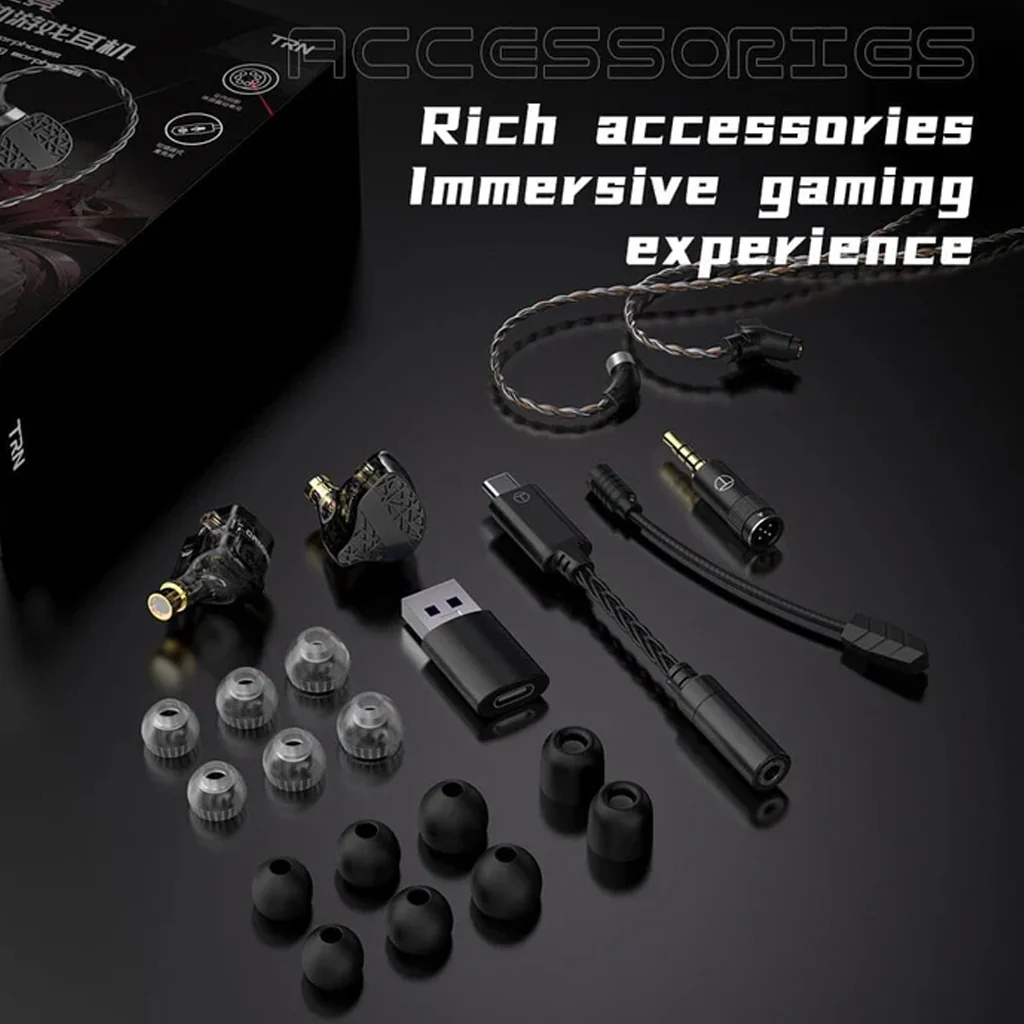 TRN - Mars Triple Driver Hybrid IEM For Gaming - Image 4
