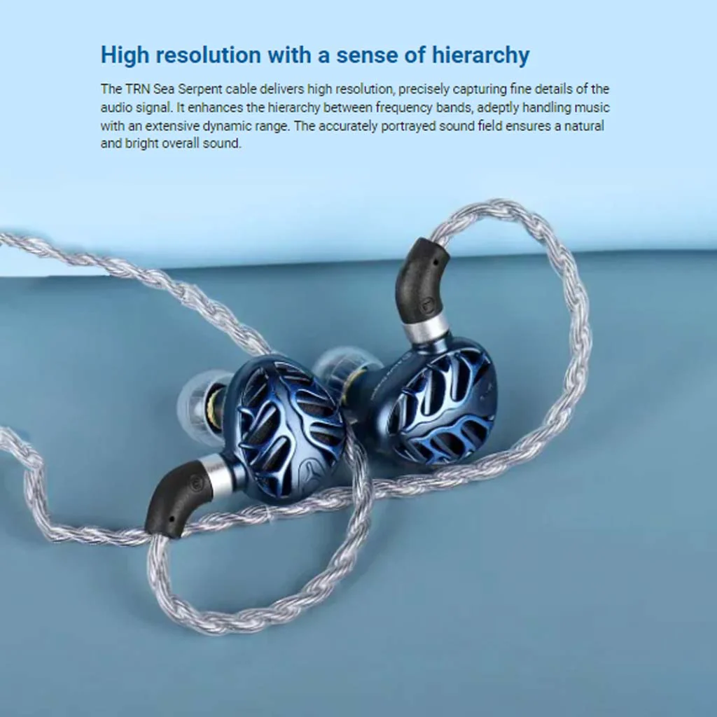 TRN Sea Serpent 4 Core Copper & Silver Mixed Modular Upgrade Cable - Image 8