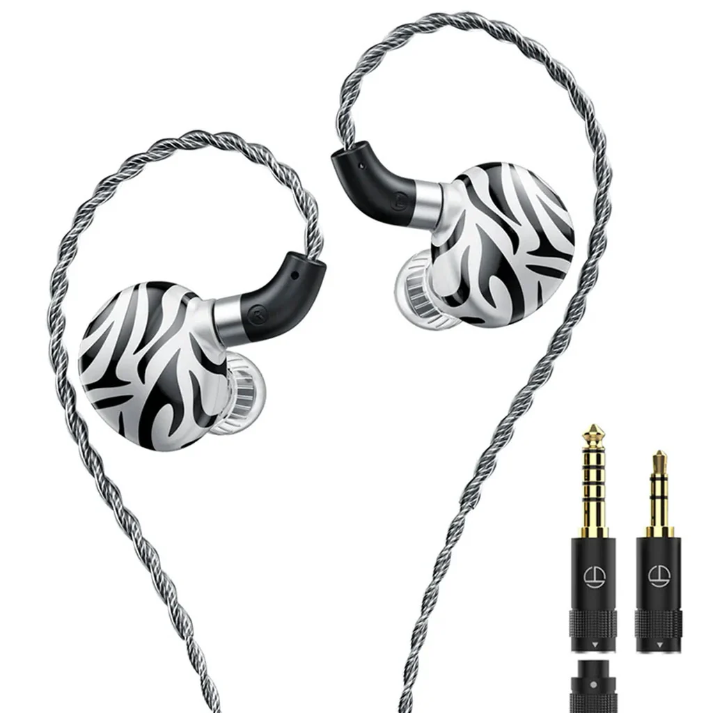TRN White Tiger Hybrid Dual Dynamic Driver + Planar Diaphragm IEM
