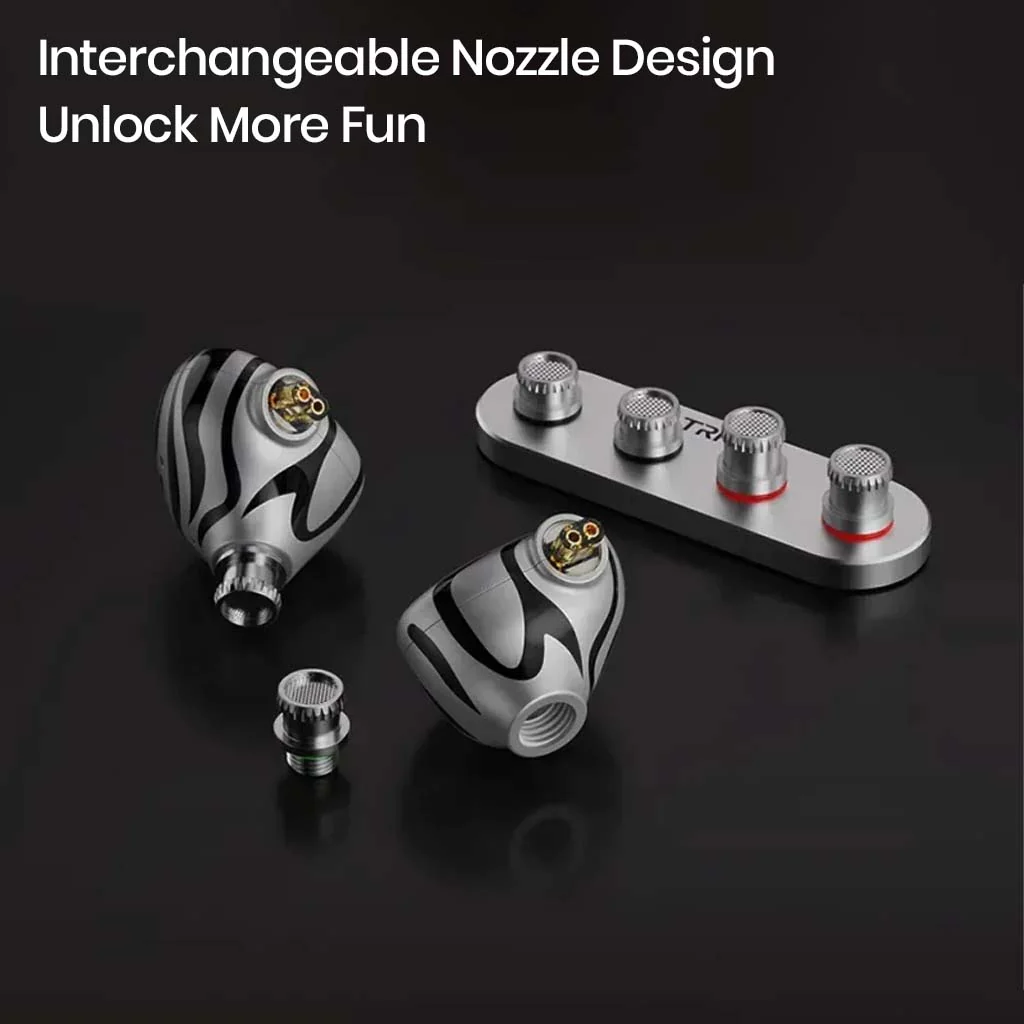 TRN White Tiger Hybrid Dual Dynamic Driver + Planar Diaphragm IEM - Image 4