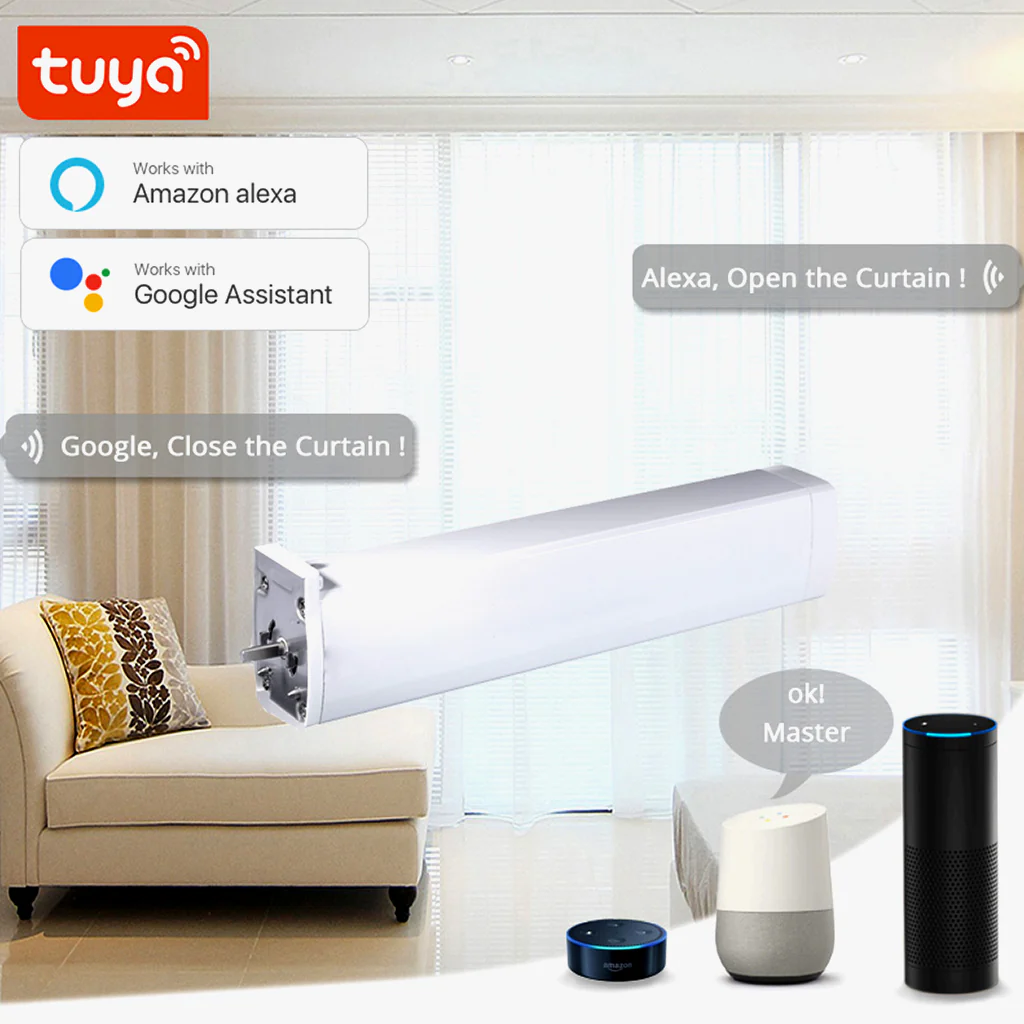 TECPHILE - Wifi Smart Curtain Motor and Remote Controller - Image 4