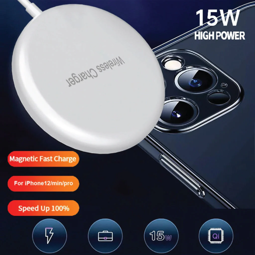 URVNS - D20 15W Wireless Charger for iPhone 12 Series - Image 5
