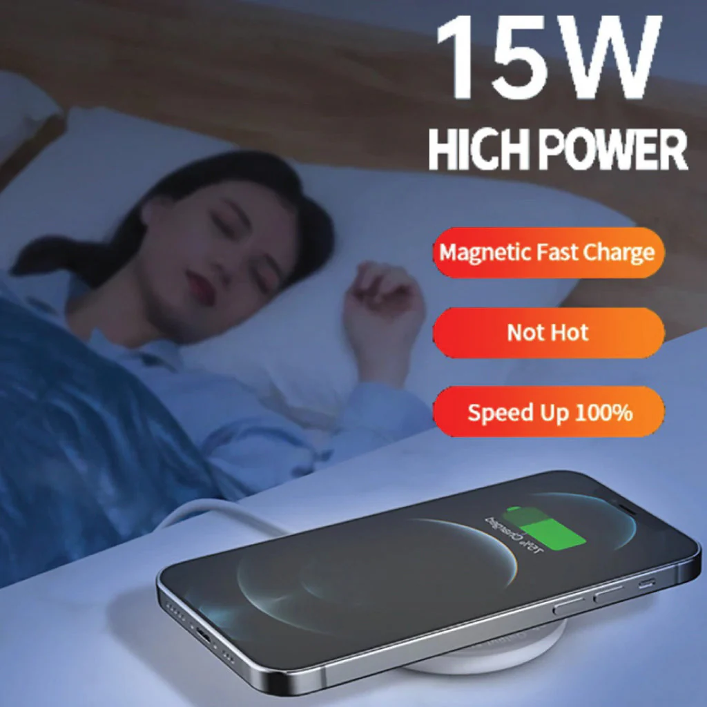 URVNS - D20 15W Wireless Charger for iPhone 12 Series - Image 6