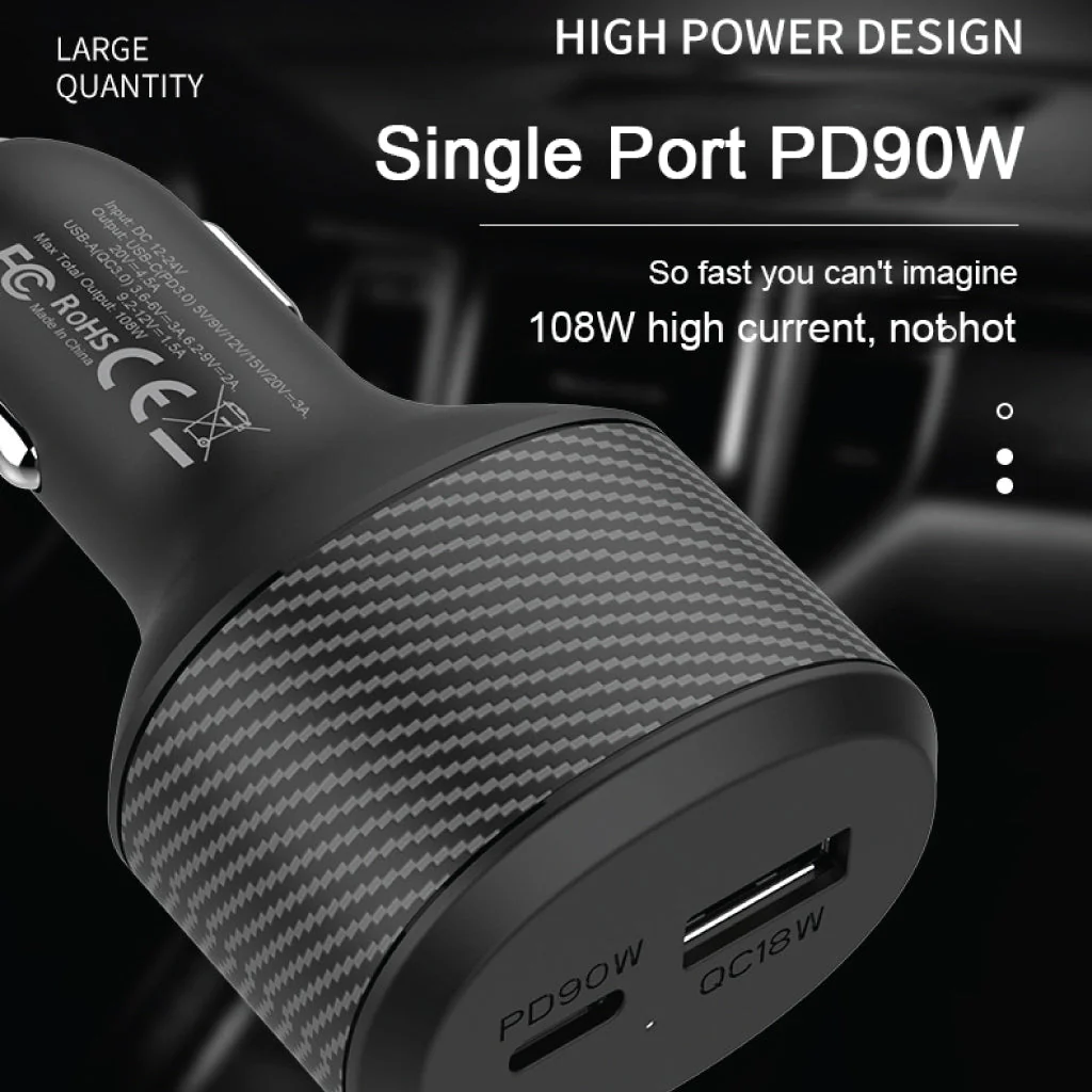 URVNS - C32 108W PD Car Charger - Image 20
