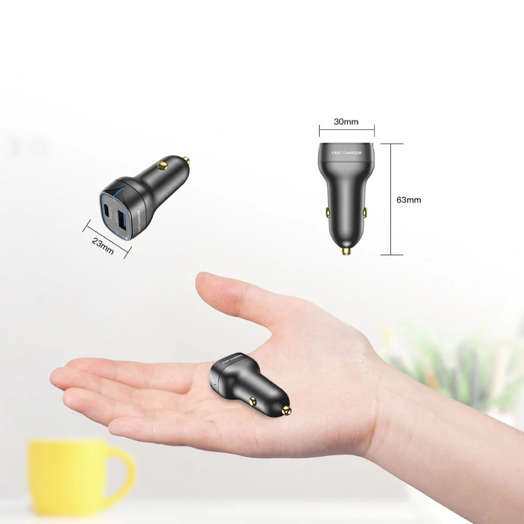 URVNS - CW188 52.5W Mini PD Car Charger - Image 9