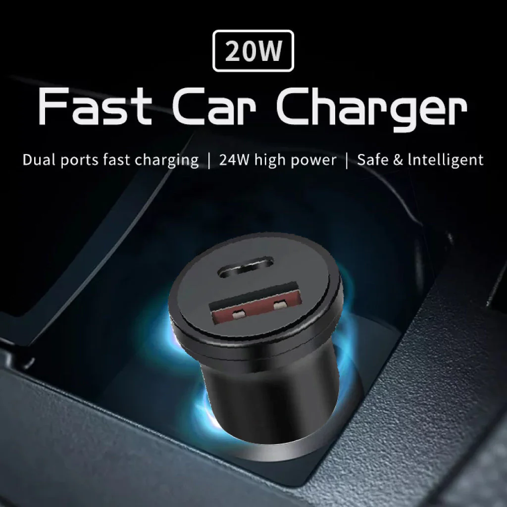 URVNS - CW200 20W Mini Car Charger - Image 2