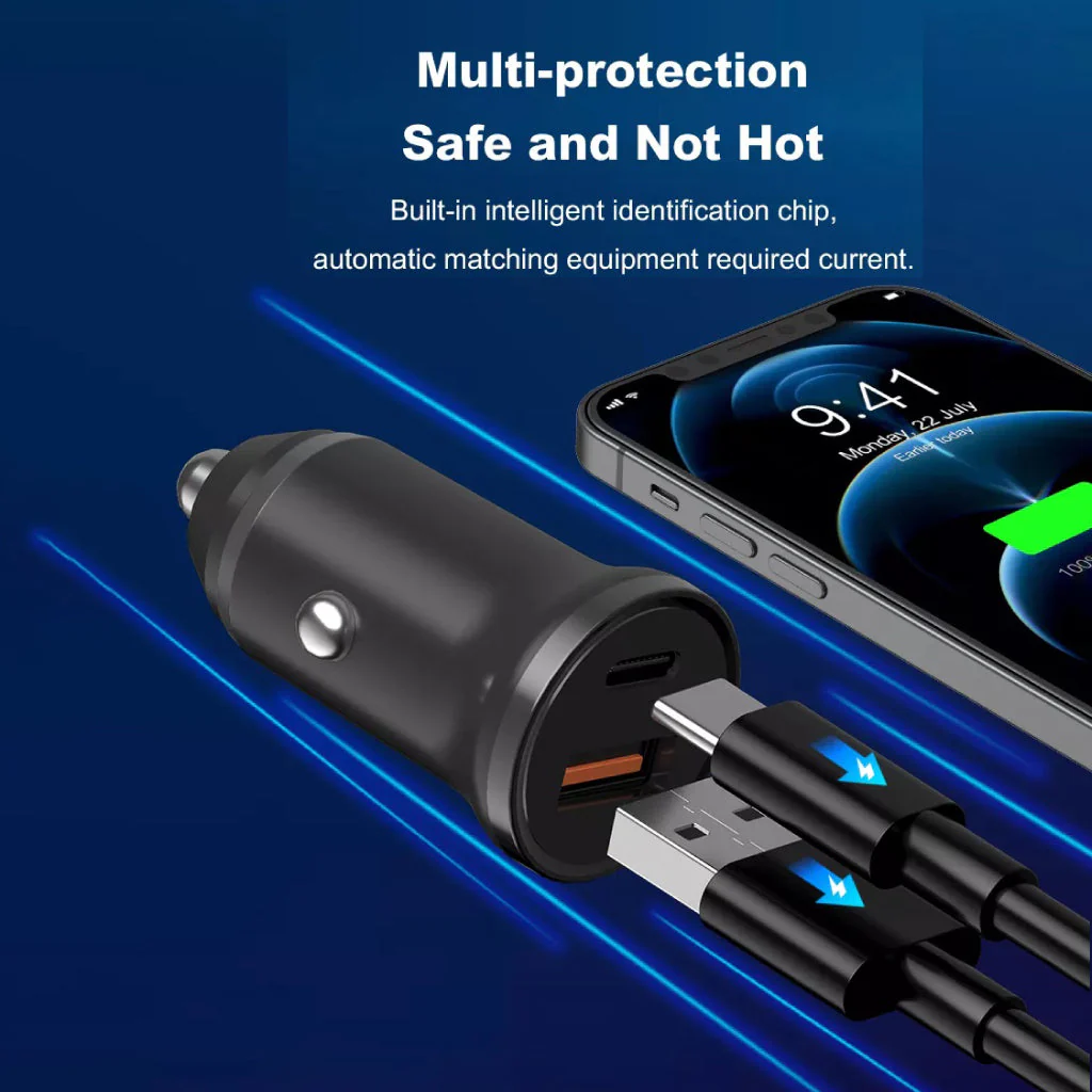 URVNS - CW200 20W Mini Car Charger - Image 4