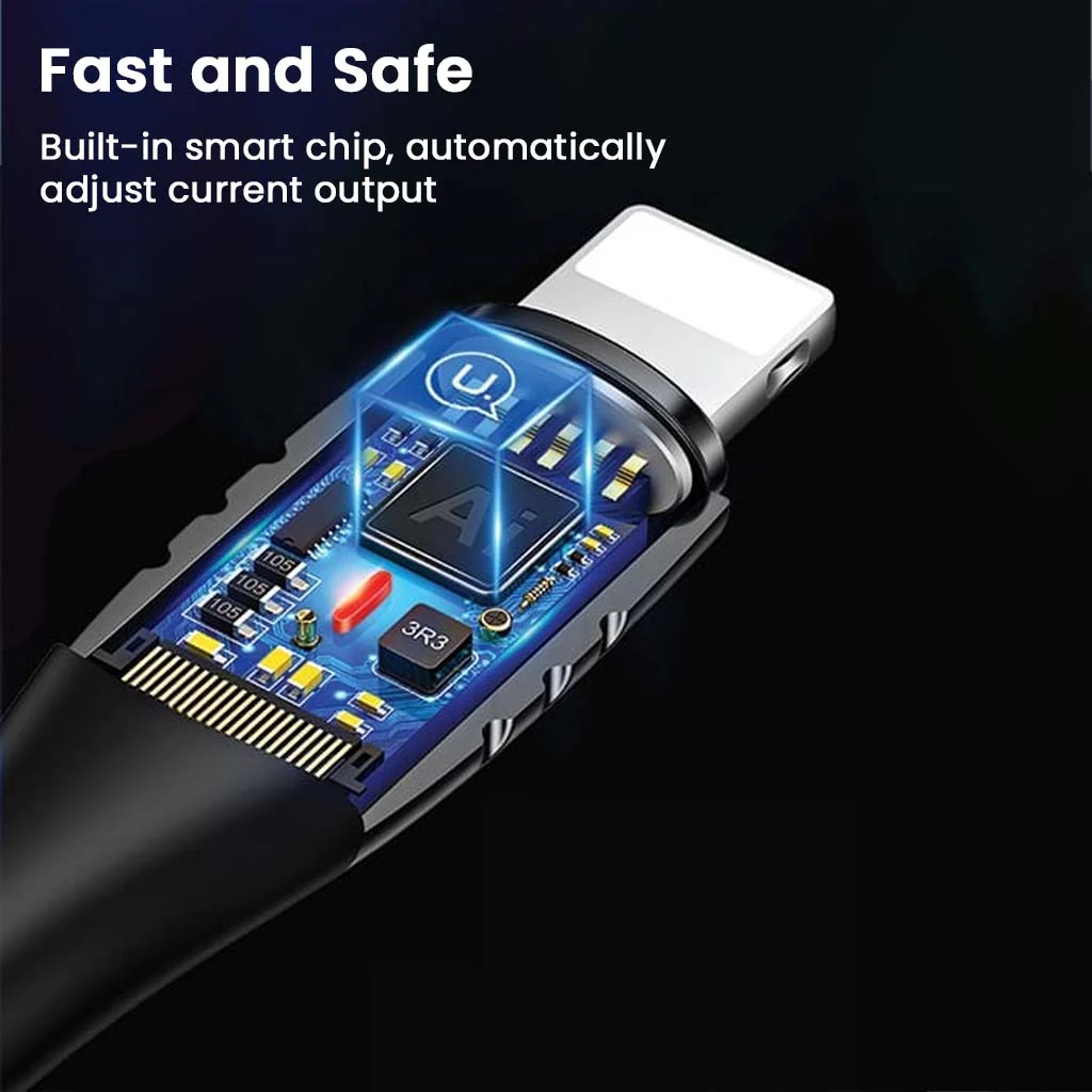 USAMS- SJ344USB01 USB-A To Lightning Fast Charging Cable (120cm) - Image 6
