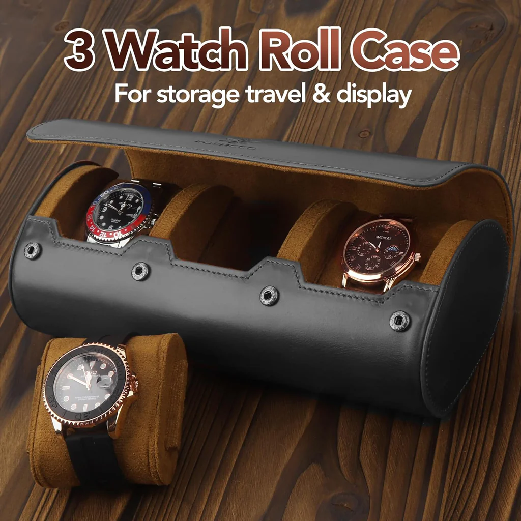 WC05 Watch Box Holder Organizer Case with 3 Slot - Image 4