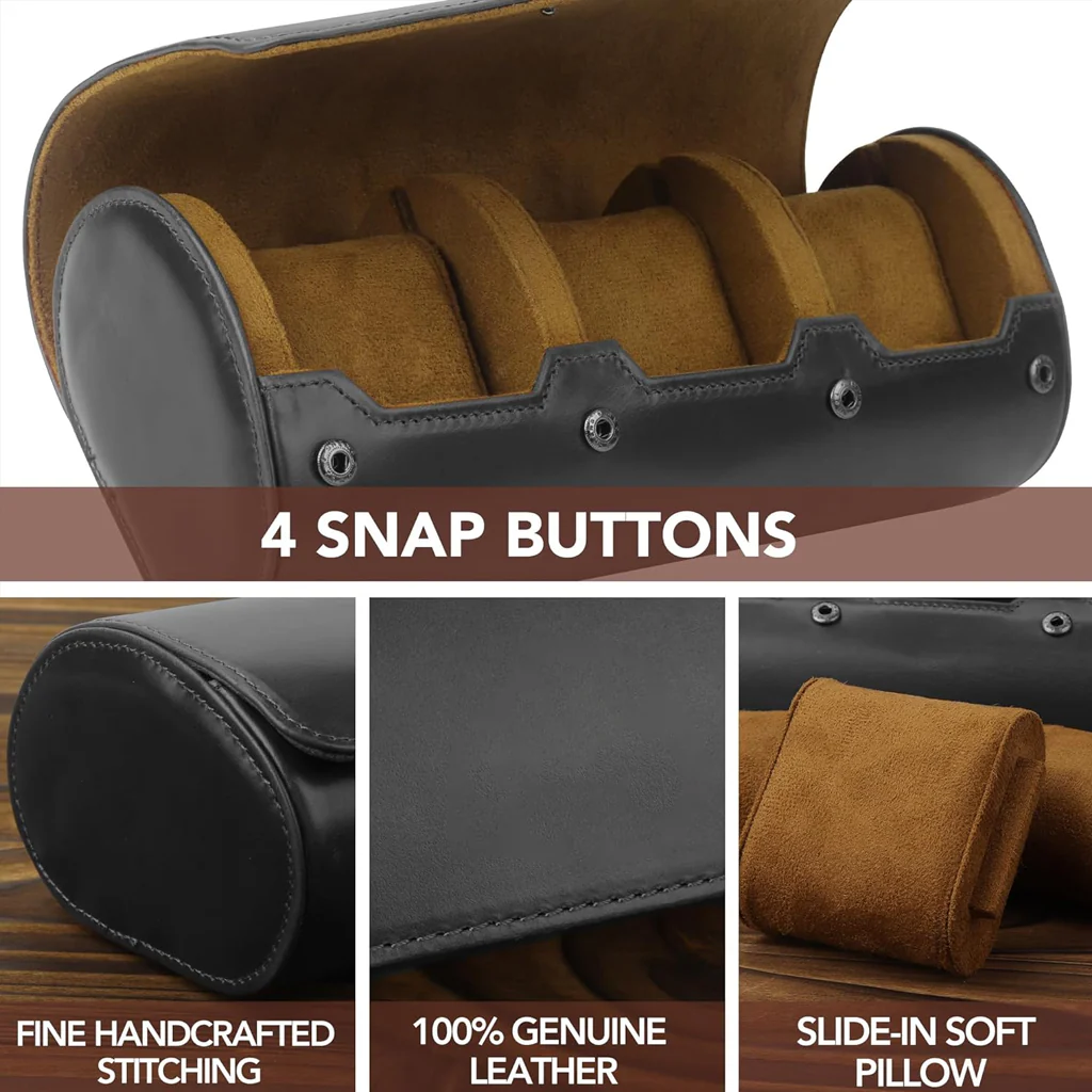 WC05 Watch Box Holder Organizer Case with 3 Slot - Image 5