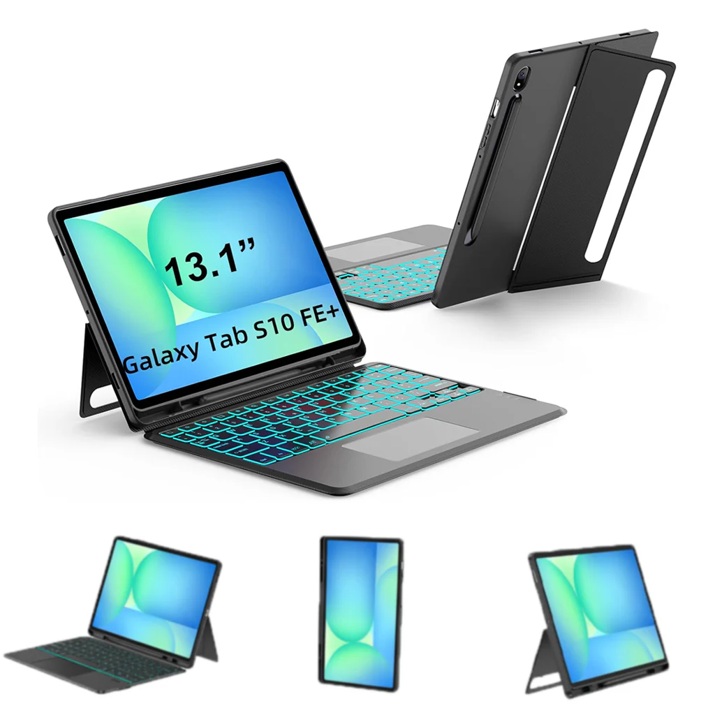 X620 Keyboard Case for Samsung Galaxy Tab S10 FE+ 13.1”