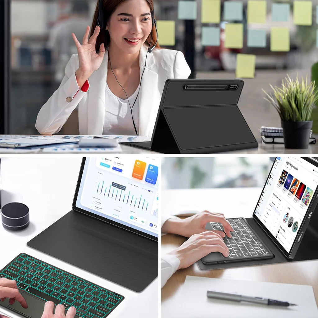 X900T Keyboard Case for Samsung Galaxy Tab for Samsung S9 Ultra & S8 Ultra 14.6" - Image 10