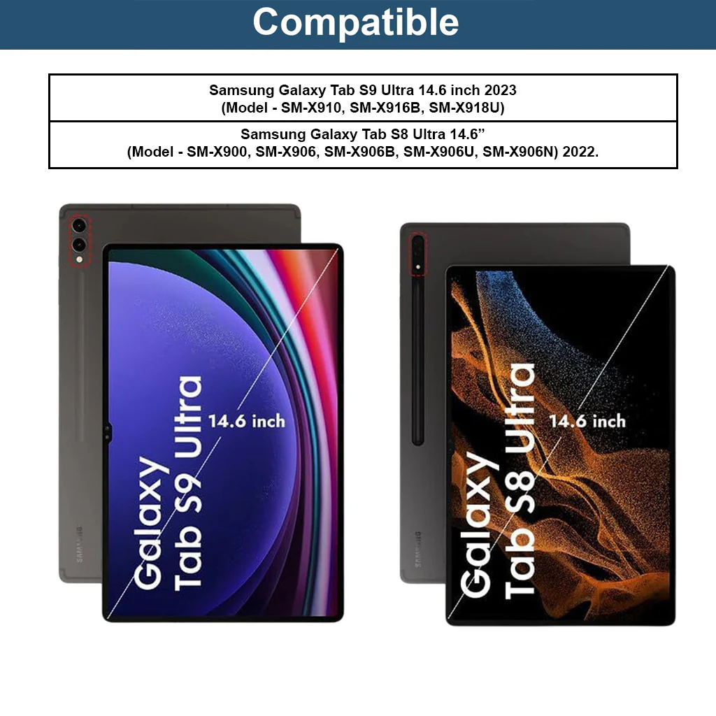 X900T Keyboard Case for Samsung Galaxy Tab for Samsung S9 Ultra & S8 Ultra 14.6" - Image 13