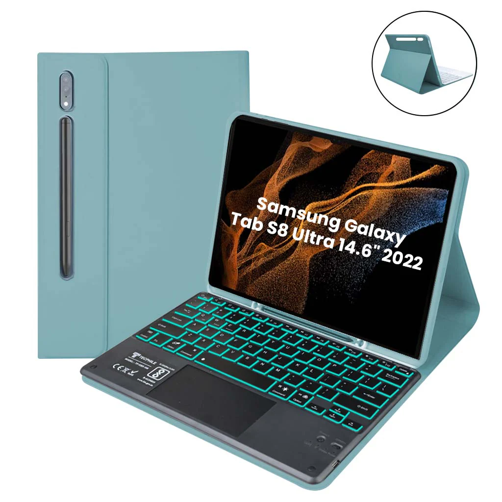X900T Keyboard Case for Samsung Galaxy Tab for Samsung S9 Ultra & S8 Ultra 14.6" - Image 14
