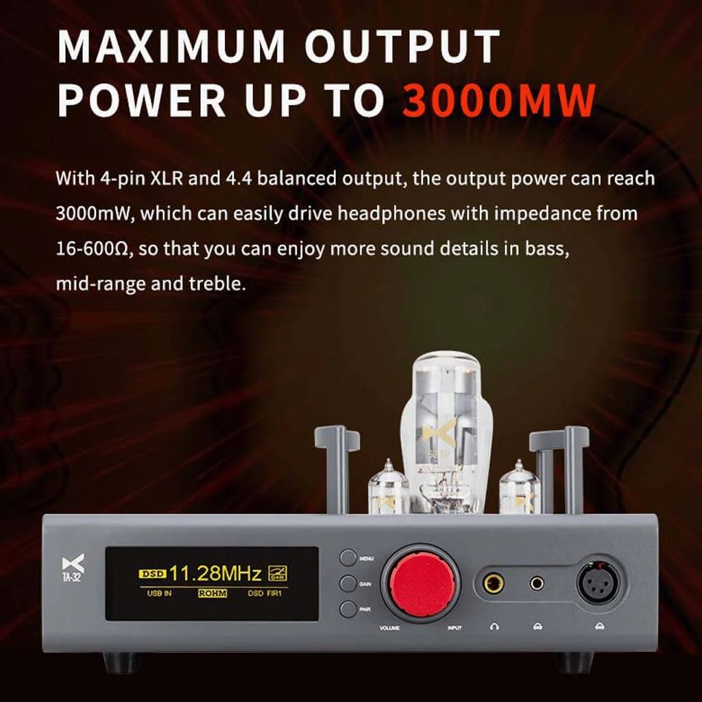 xDuoo TA-32 Hybrid Tube Headphone Amp & Dac - Image 4
