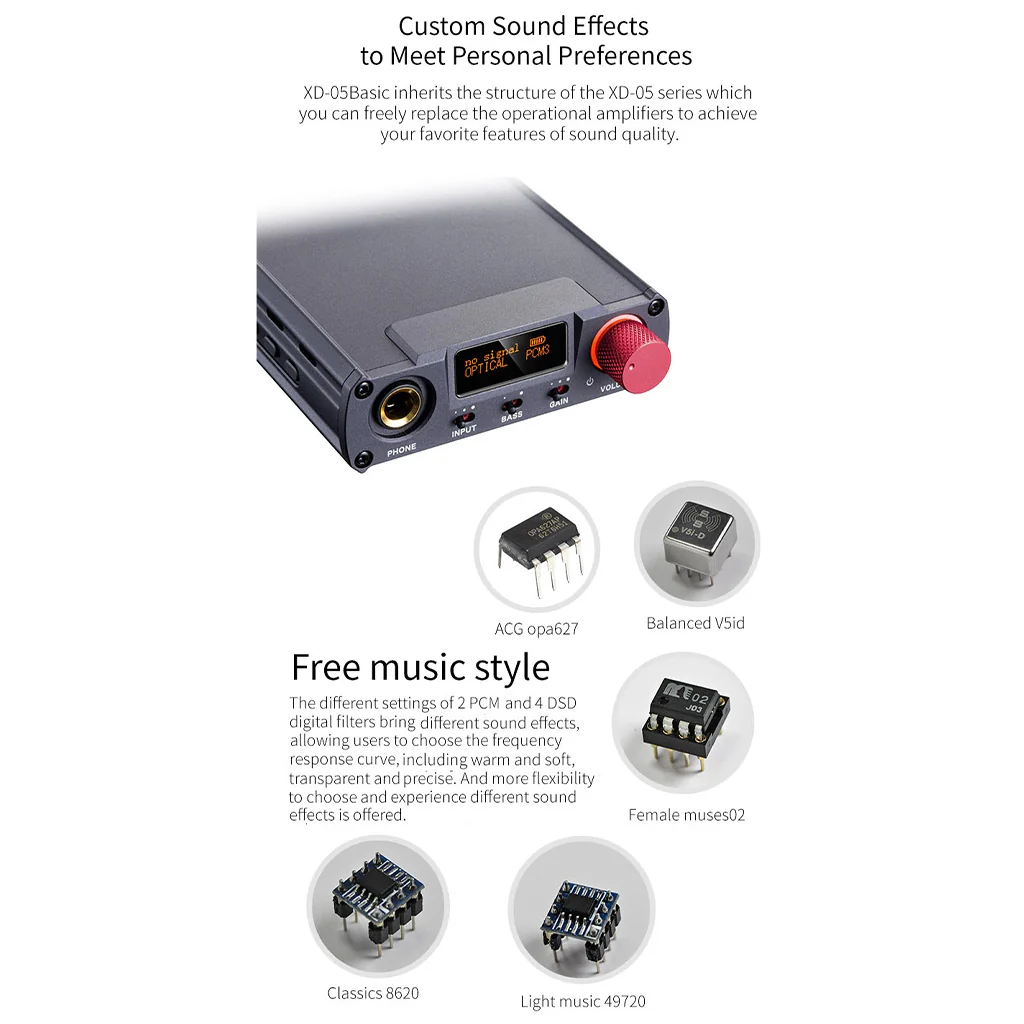xDuoo - XD05 Basic Portable Headphone Amplifier - Image 8