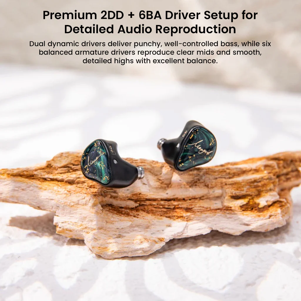 XENNS- Mangird Tea Pro SE 2DD+6BA In-Ear Monitor - Image 3