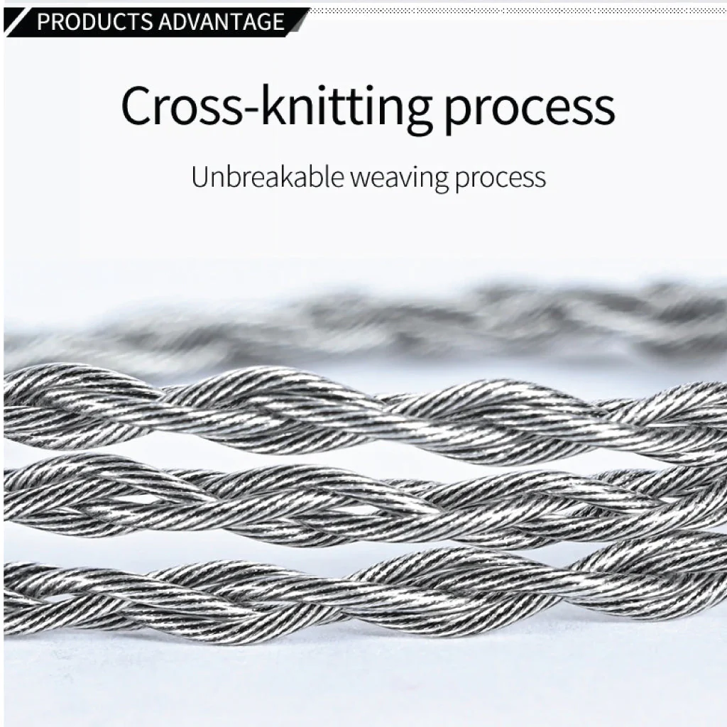 XINHS - 4 Core Graphene Alloy Silver Plated Upgrade Cable - Image 28