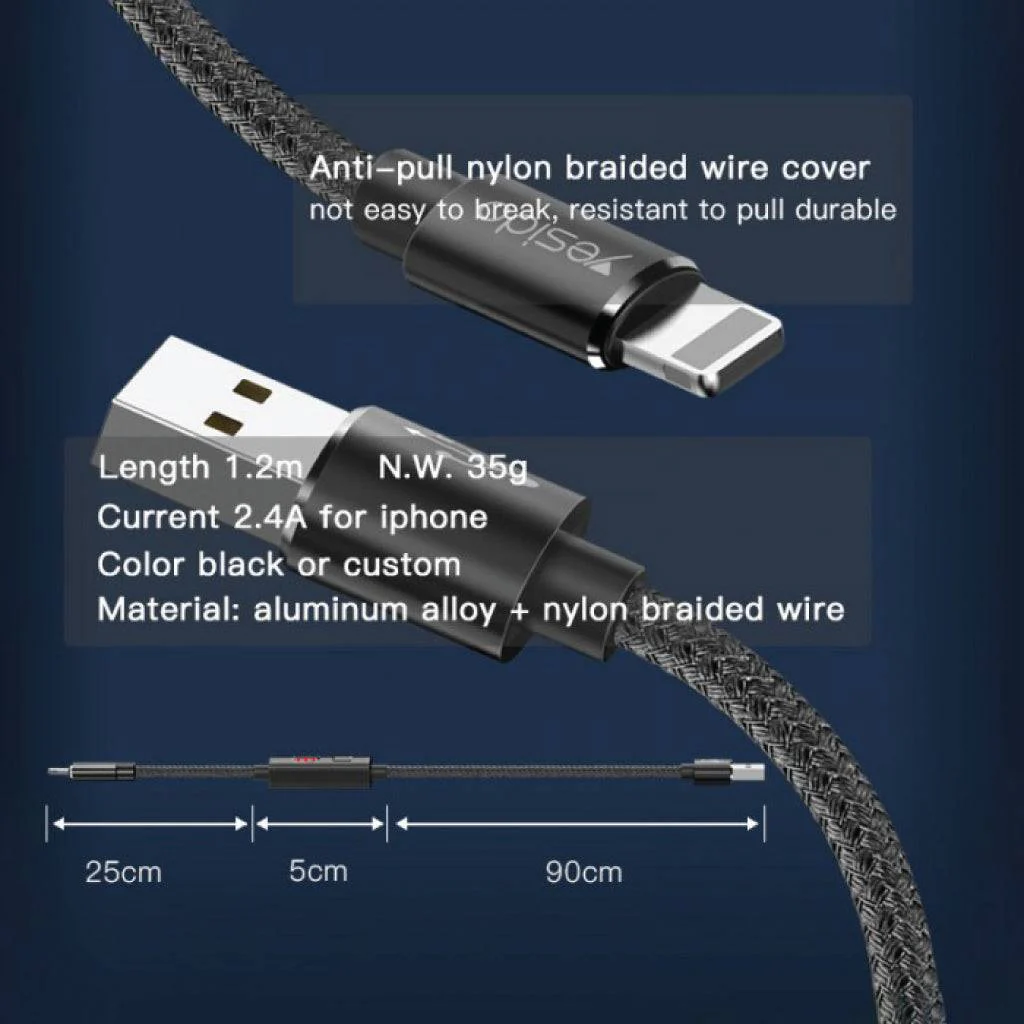 YESIDO - CA-46 Type C Fast Charging Cable - Image 17