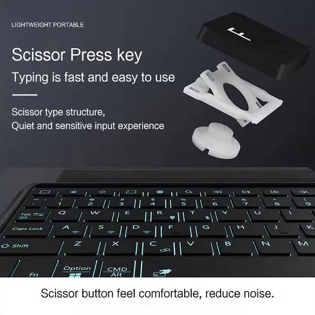 YJ-M711 Keyboard Case for Huawei MatePad 10.95” with Kickstand - Image 4