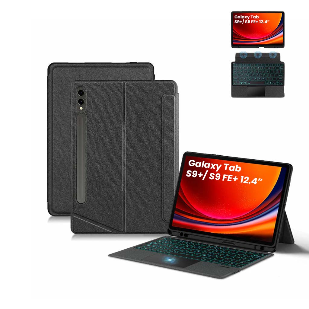 YJ-S9+ keyboard case for Samsung Galaxy S9 Plus/ S9 FE Plus 12.4”