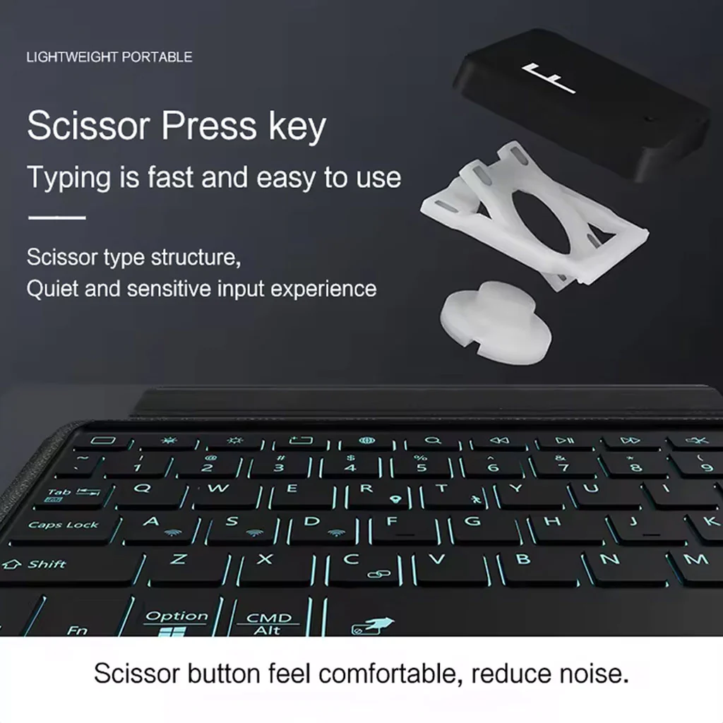 YJ-X700 Keyboard Case for Samsung Galaxy Tab S8 / S7 11 - Image 6