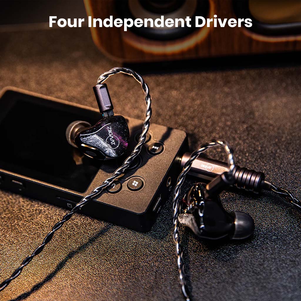 ZiiGaaT - CRESCENT 2DD + 2BA HANDCRAFTED HYBRID IEM - Image 3