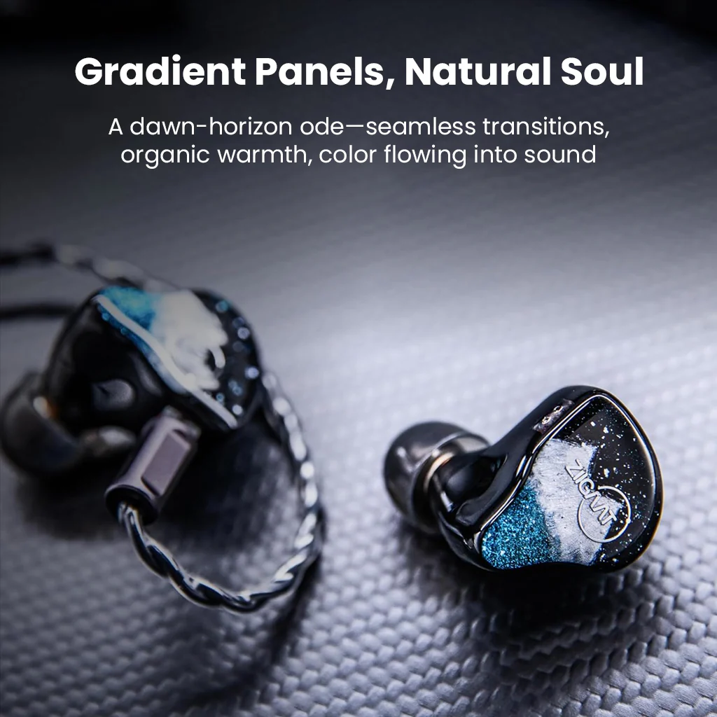 ZiiGaat- Horizon 10mm Dynamic Driver+ 2BA+ 2 Planar Tribrid IEM - Image 5