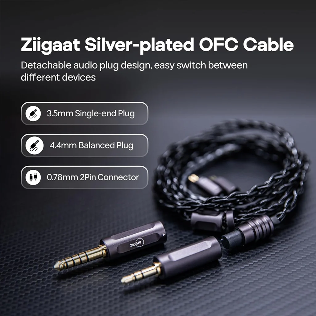 ZiiGaat- Horizon 10mm Dynamic Driver+ 2BA+ 2 Planar Tribrid IEM - Image 7