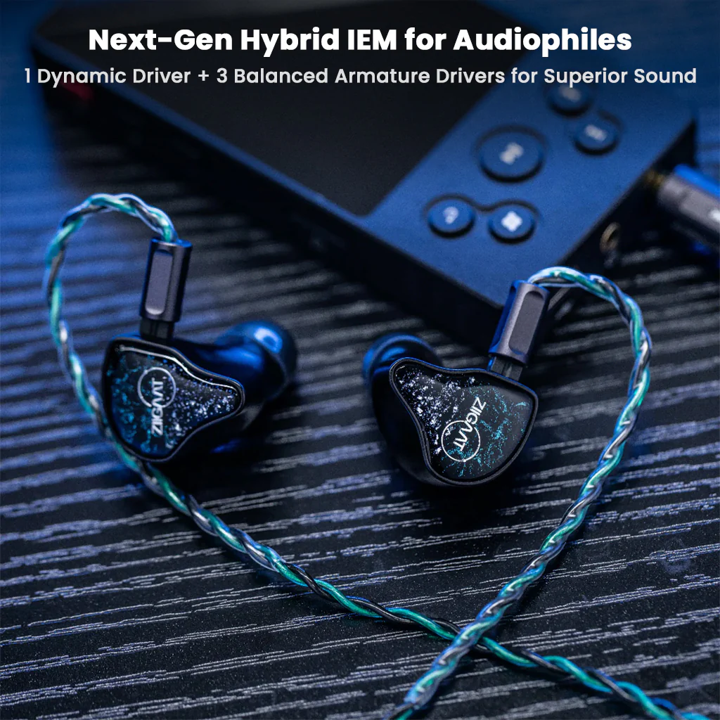 ZiiGaat x Hangout Audio Odyssey 2 1DD + 3BA Hybrid IEM for Audiophiles - Image 5