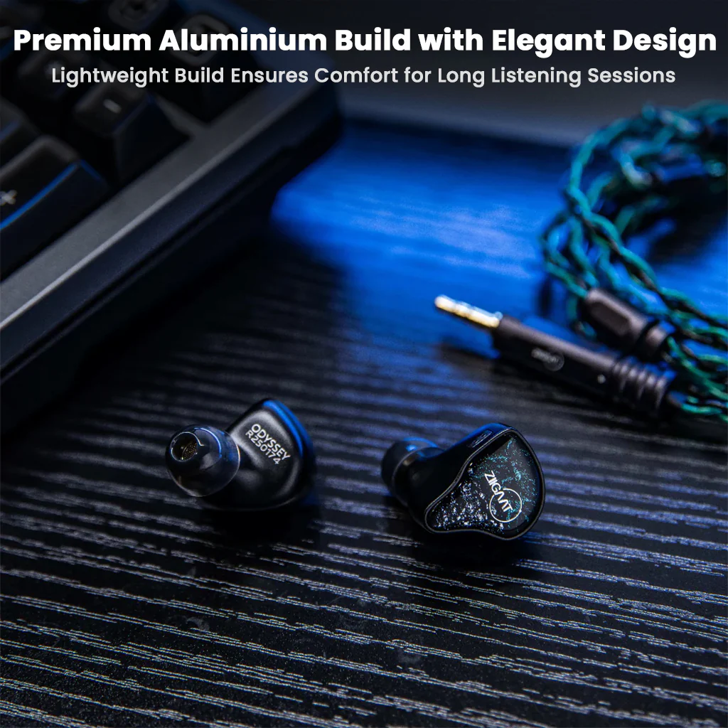 ZiiGaat x Hangout Audio Odyssey 2 1DD + 3BA Hybrid IEM for Audiophiles - Image 7
