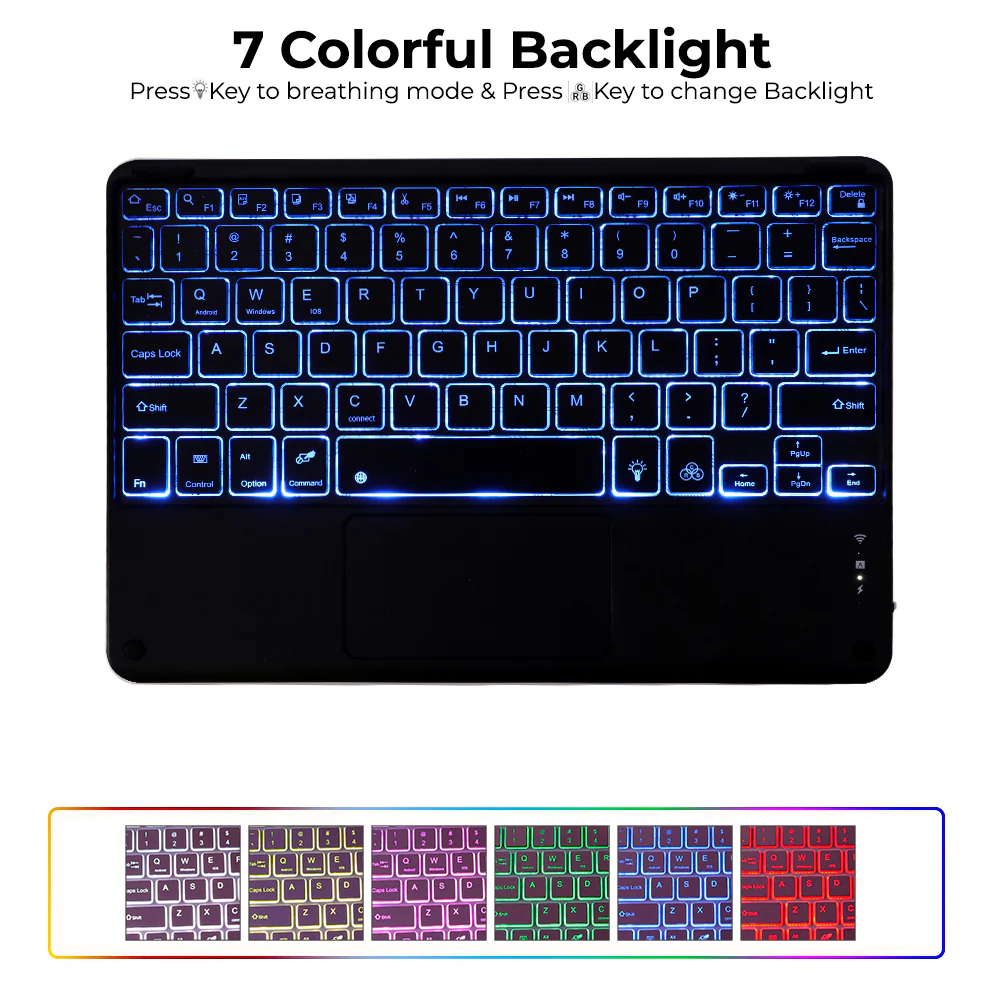 ZW109T Keyboard case for Realme Pad X 11 inch with Touchpad - Image 2