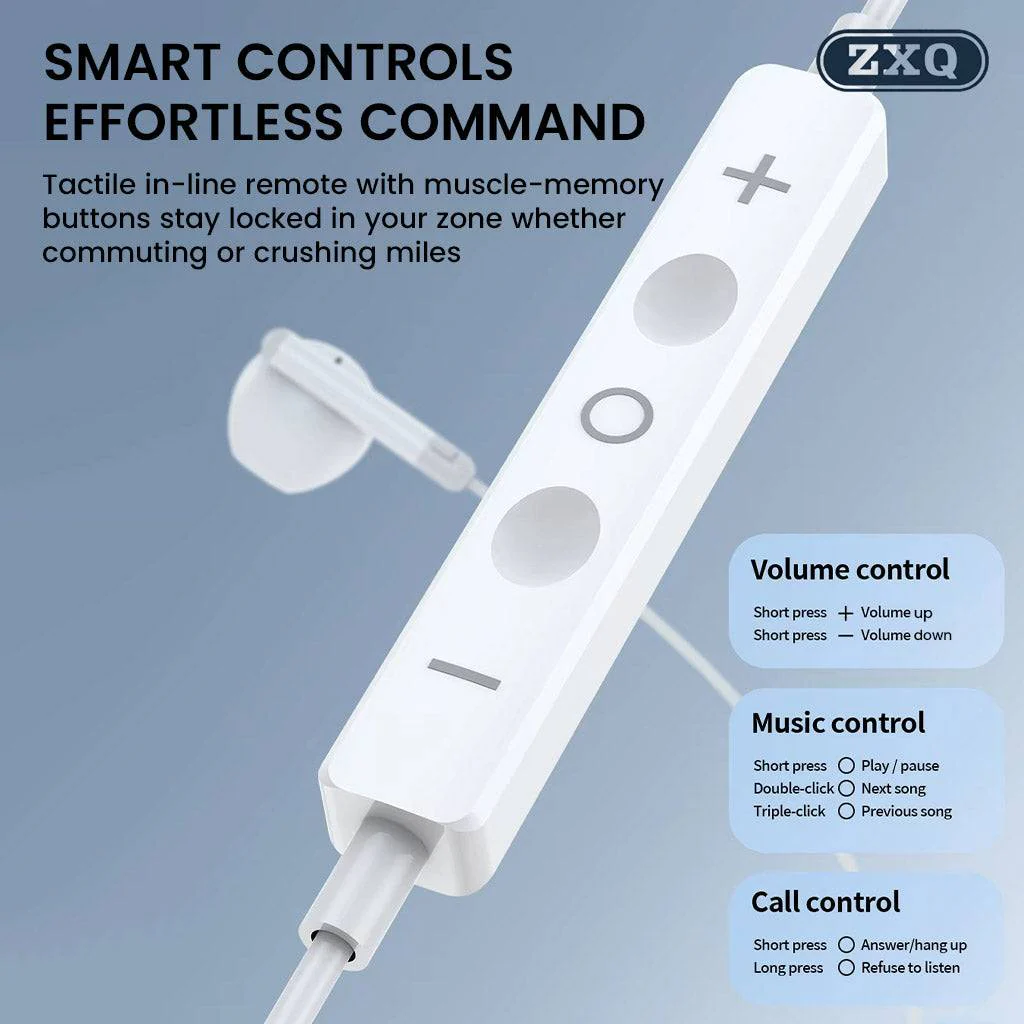 ZXQ A13 Versatile Wired Earphone - Image 7